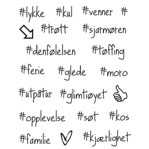 Clearstamps - Hashtag #1