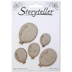 Chipboardfigurer - Ballonger