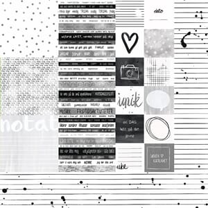 12x12  Notat 029 + Linjert ark 030,