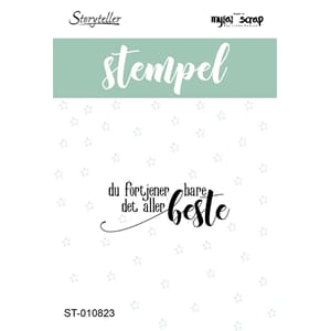 Storyteller stempel - Du fortjener det beste