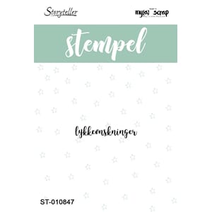 Storyteller stempel - Lykkeønskninger