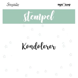Storyteller stempel - Kondolerer