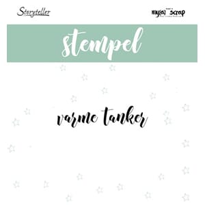 Storyteller stempel - varme tanker
