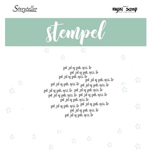 Storyteller stempel - God jul, bakgrunn liten