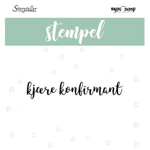 Storyteller stempel - Kjære konfirmant