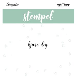 Storyteller stempel - Kjære deg