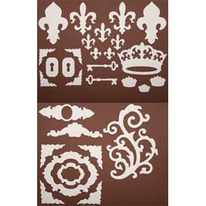 Glimmer Chips Embossed - Regal
