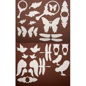 Glimmer Chips Embossed - Nature