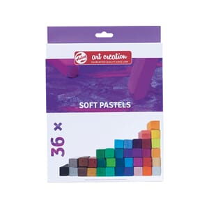 Art Creation Soft Pastels - Sett med 36 farger