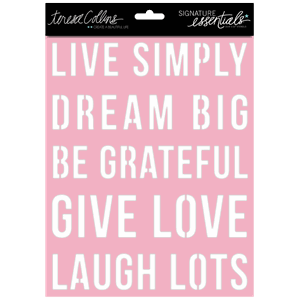 Signature Essentials 8x10 Stencils Dream