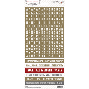 Tinsel & Company: Word Stickers