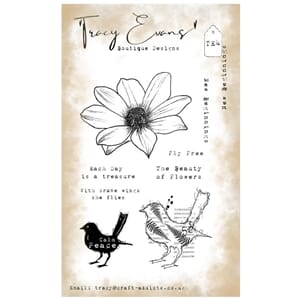 Tracy Evans - TE004 - New Beginnings (A6 stamp)