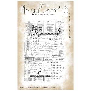 Tracy Evans - TE011 - Background Elements (A7 Stamp)