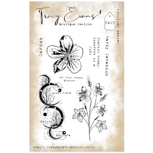 Tracy Evans - TE015 - Garden Delights (A6 Stamp)