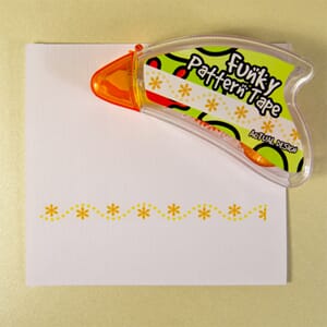 FUNKY PATTERN TAPE - ORANGE PANSY