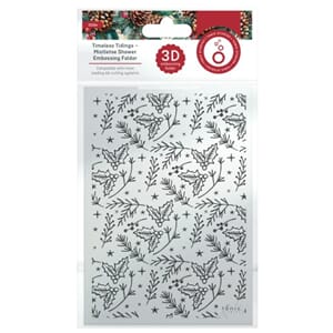 Tonic Studios Timeless Tidings 3D Embossing Folder Mistletoe