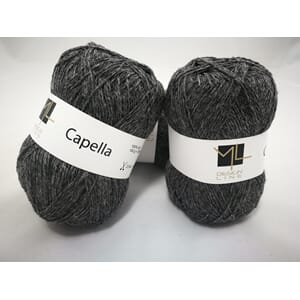 Capella garn No.7/2, col. 206, Mørk grå