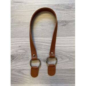 Leather handle no. 6, Brown col. 207