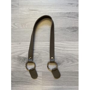 Leather handle no. 6, Brown col. 208