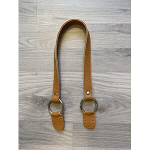 Leather handle no. 6, Orange col. 600
