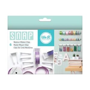 Ribbon Clips - We R - Snap Storage - Medium 6 Piece