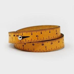 "Wrist Ruler 16"" Yellow"