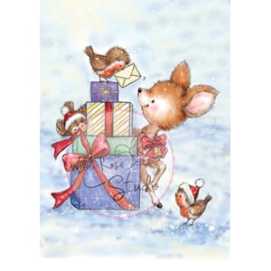 Bluebell Behind Presents